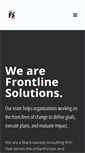 Mobile Screenshot of frontlinesol.com